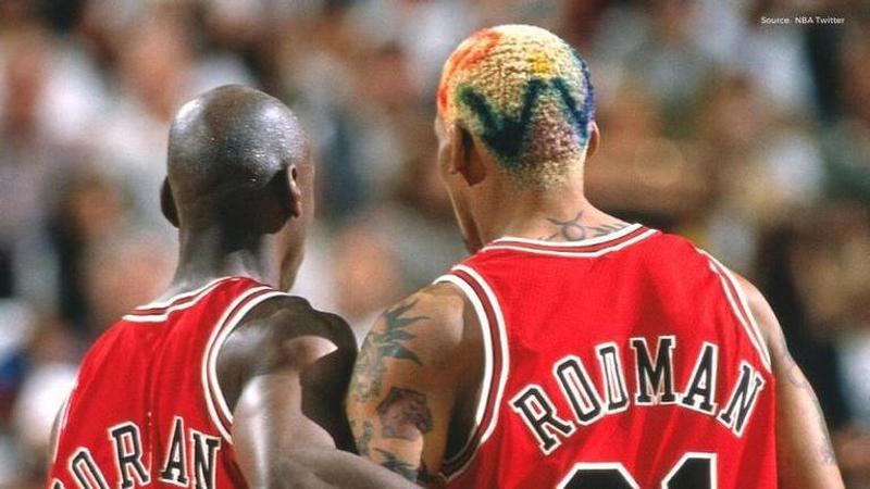 michael jordan and dennis rodman