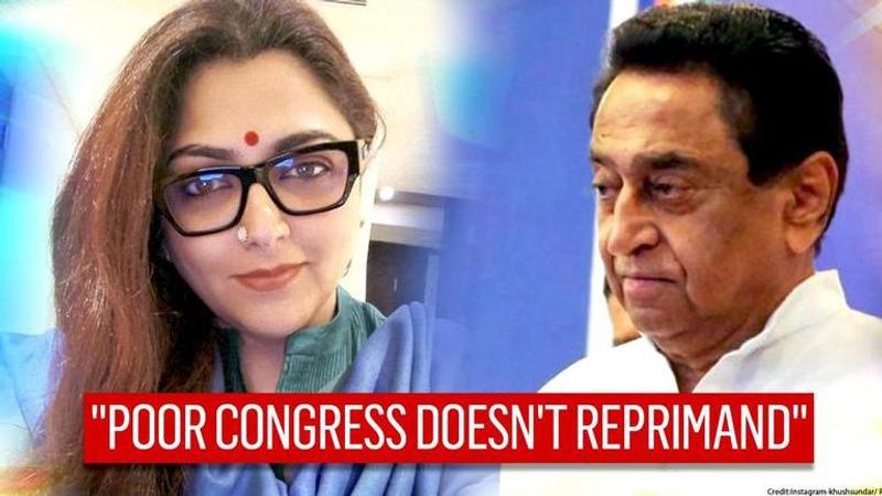 On Kamal Nath's 'item' jibe, Kushboo Sundar says controversy 'reaffirms' her Congress snub