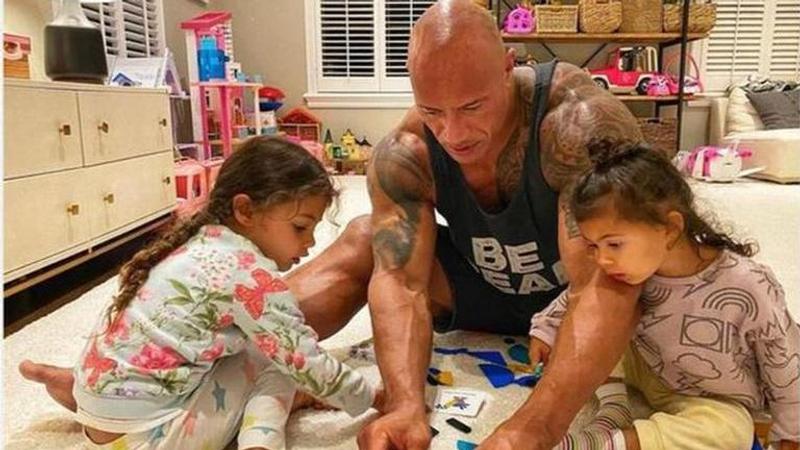 The Rock's fun times with his daughter