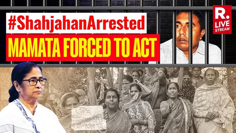  Sheikh Shahjahan was today arrested on charges of torture, sexual harassment, and land grabbing in Bengal's Sandeshkhali. 