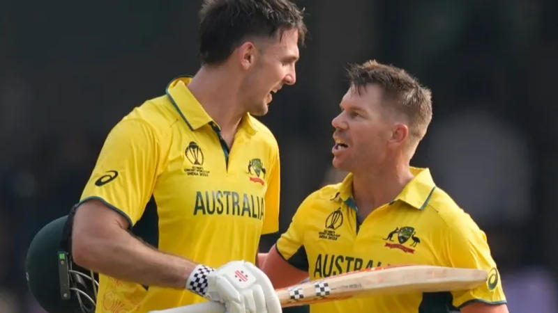 David Warner and Mitch Marsh