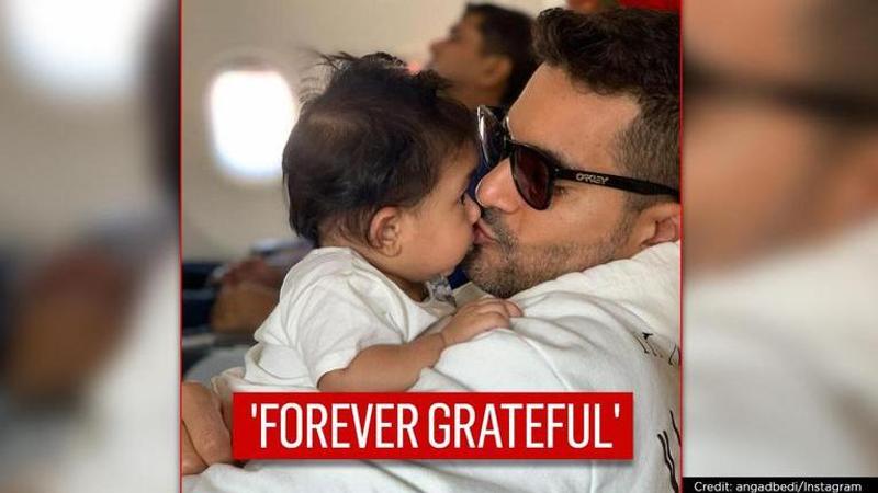 Angad Bedi pens a heartfelt birthday note for daughter Mehr, says ‘lucky to have you'