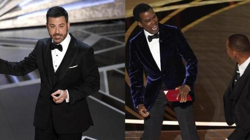 Jimmy Kimmel, Chris Rock and Will Smith