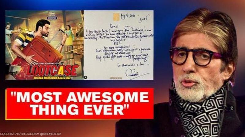 Lootcase: Kunal Kemmu in disbelief after receiving Amitabh Bachchan's handwritten letter