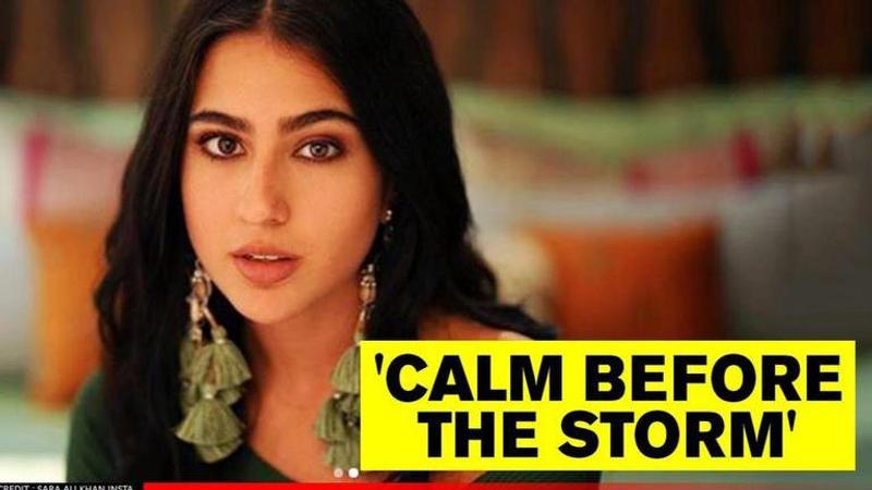 Sara Ali Khan goes poetic amid Mumbai rains while flaunting her swimming pool pictures