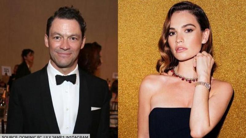 Lily James and Dominic West