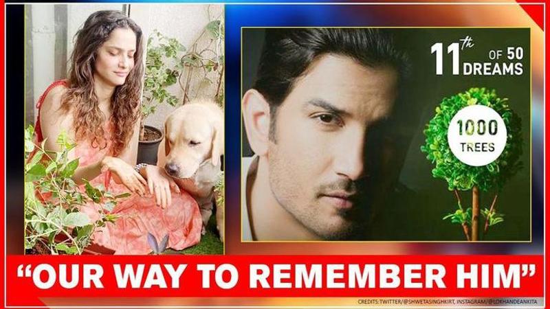 Ankita Lokhande joins Sushant's fans in #Plant4SSR initiative with 'partner', pens note