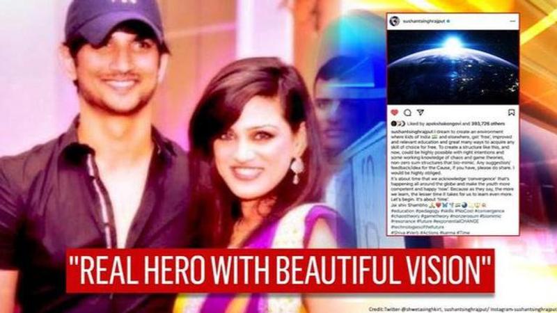 Sushant Singh Rajput's sister shares his ambitious plans in IG post, calls him 'real hero'