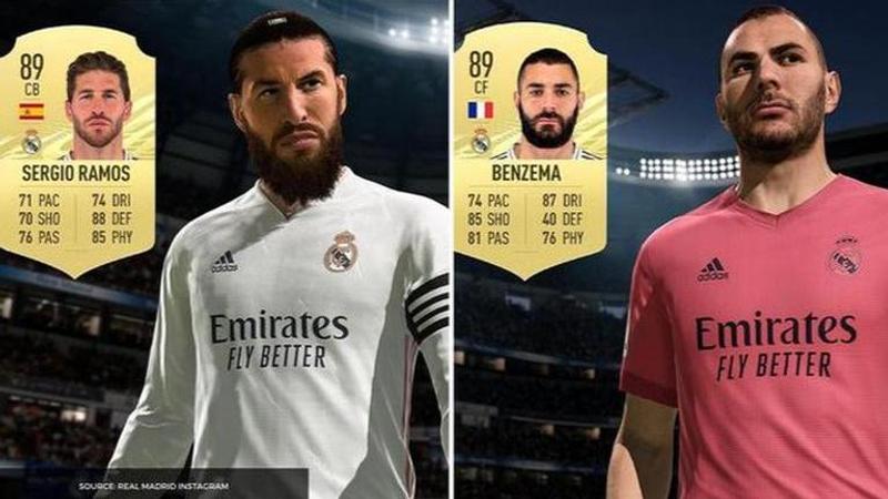 real madrid fifa 21 ratings