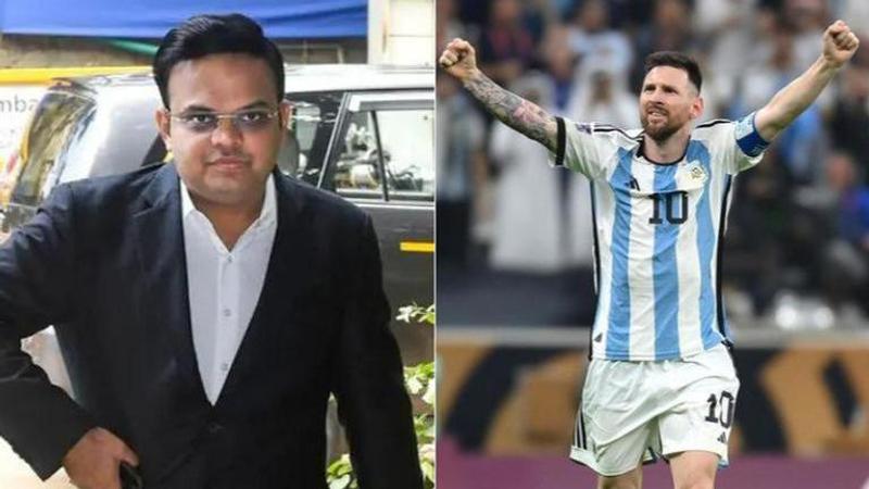 Lionel Messi, Jay Shah, BCCI, Argentina, World Cup 2022, FIFA World Cup, Qatar World Cup, messi jay shah, jay shah messi, argentina vs france