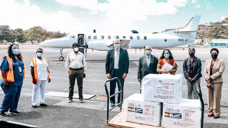 St Lucia receives 25,000 doses of Indian- made Covishield vaccine