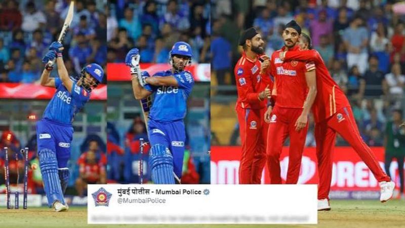 Mumbai Police takes a cheeky dig at Punjab Kings