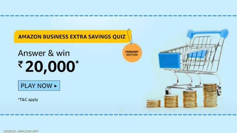 Amazon Business Extra Savings quiz