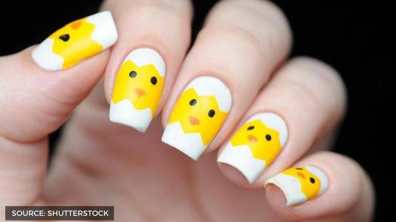 easter inspired nail art