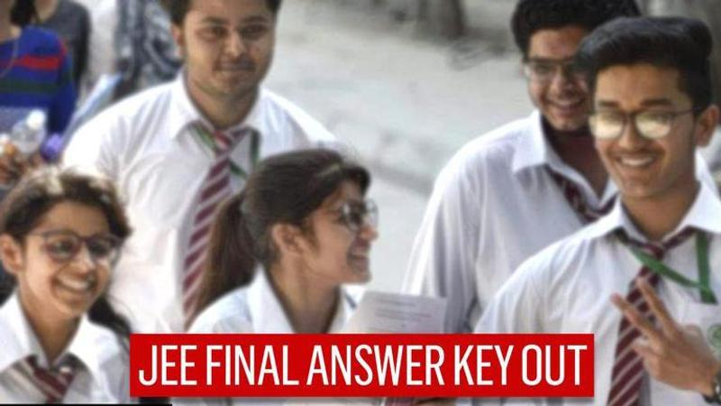 JEE final answer key out