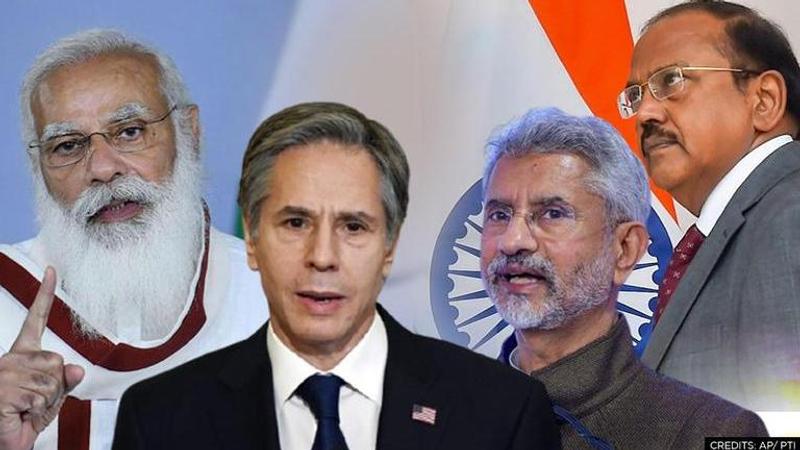 Antony Blinken, PM Modi, Jaishankar, Ajit Doval