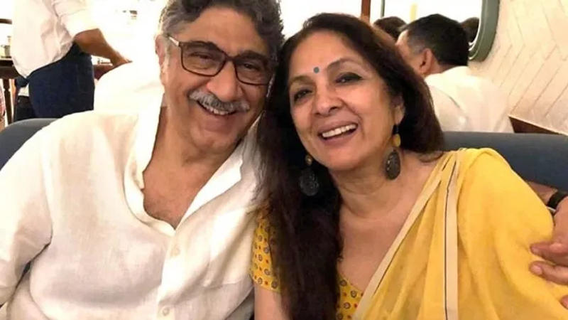 Neena Gupta with Vivek Mehra