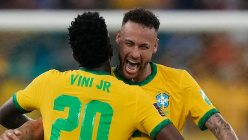 Neymar Jr and Vinicius Jr for Brazil