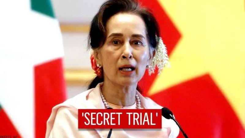 Aung San Suu Kyi's trial begins a day early after military imposes new charges