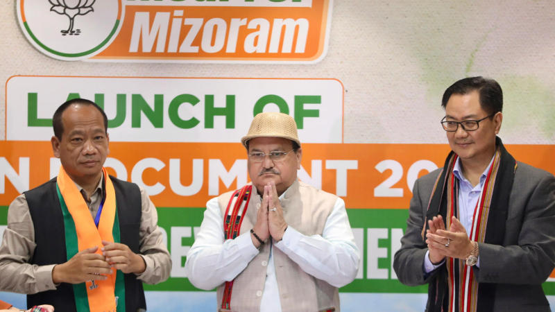 Nadda, Mizoram, Polls