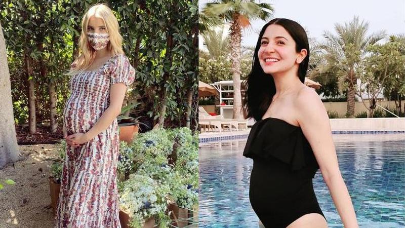 emma roberts' baby bump