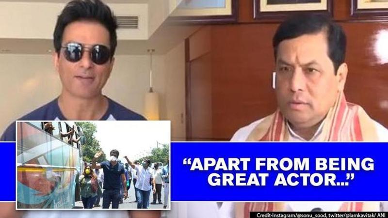 Assam CM reacts to Sonu Sood airlifting 180 to Silchar, actor has heartwarming reply