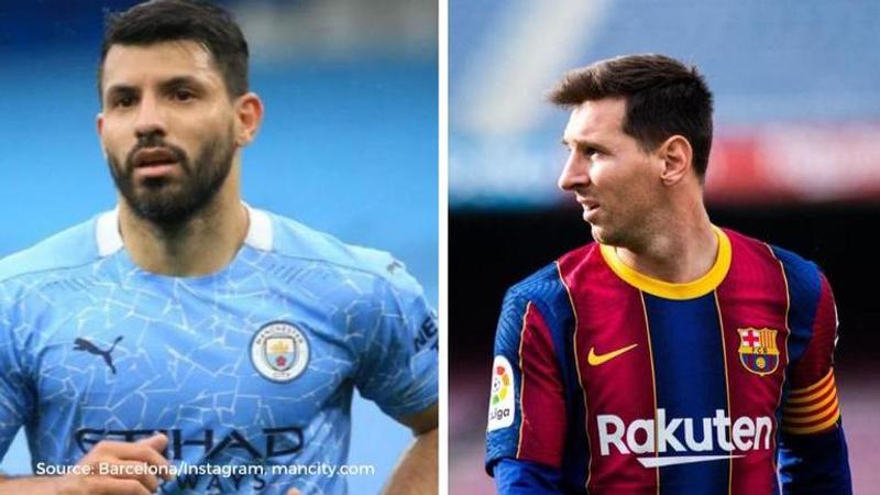 Sergio Aguero and Lionel Messi