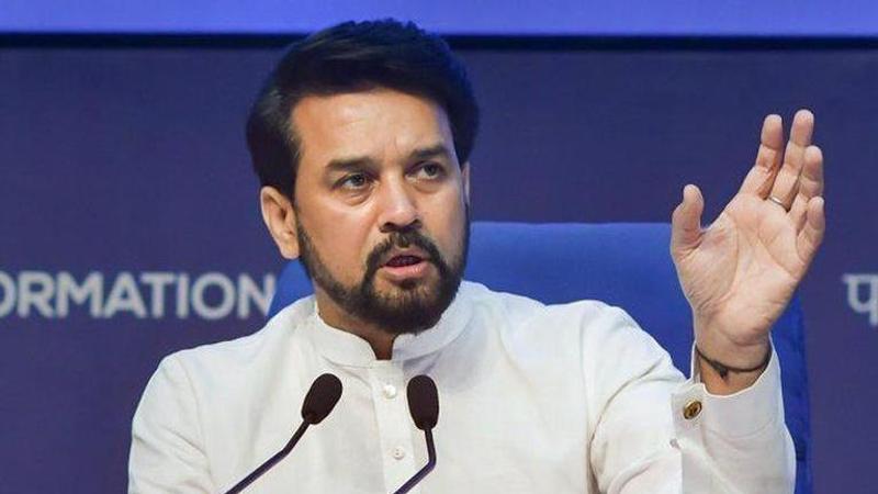 Union Information and Broadcasting Minister Anurag Thakur