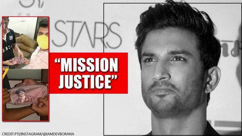 Sushant Singh Rajput's Jodhpur fan distributes masks with star's photo amid 'justice' call