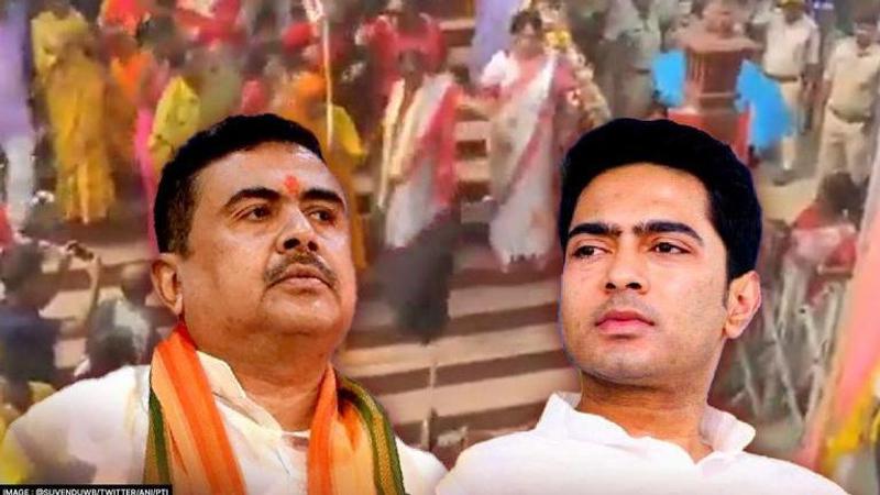 Abhishek Banerjee’s temple visit