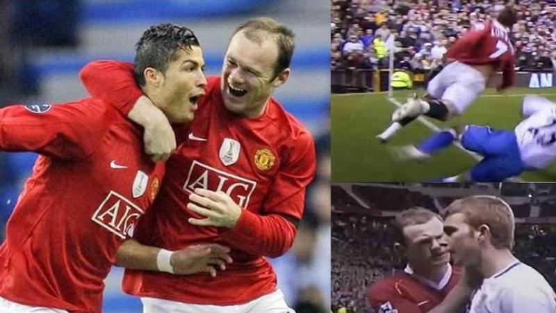 Wayne Rooney and Cristiano Ronaldo