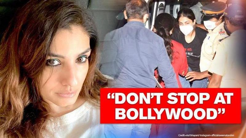 Raveena Tandon posts strong tweet on Rhea's arrest, seeks action 'with vengeance' on drugs