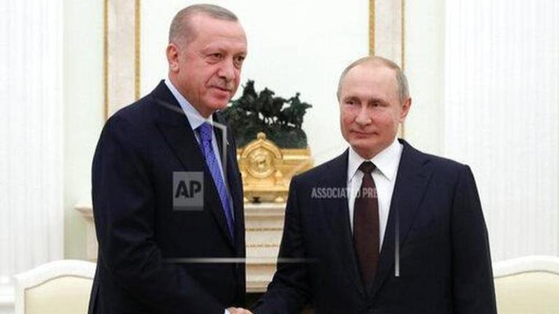 Putin and Erdogan meet in Moscow for Syria talks