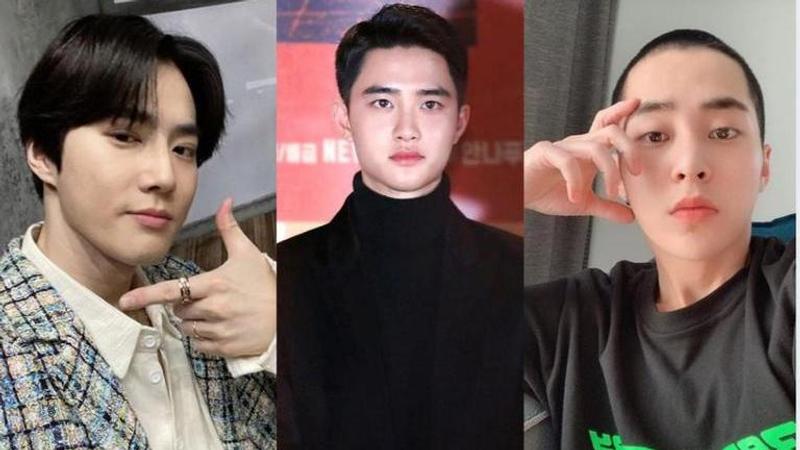 Which Exo members are in the military?