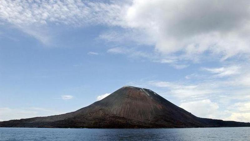 Indonesia's Anak Krakatau volcano shoots ash, lava