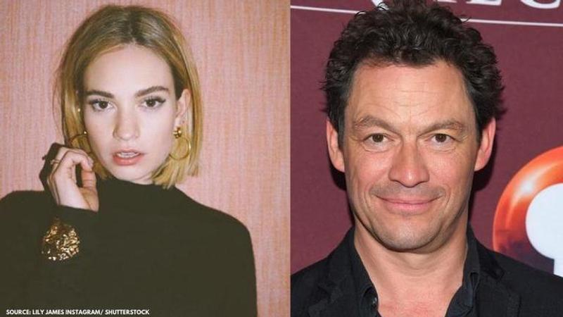 lily james and dominic west