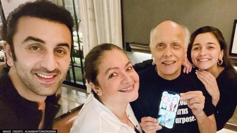 Alia Bhatt, Ranbir Kapoor, Mahesh Bhatt