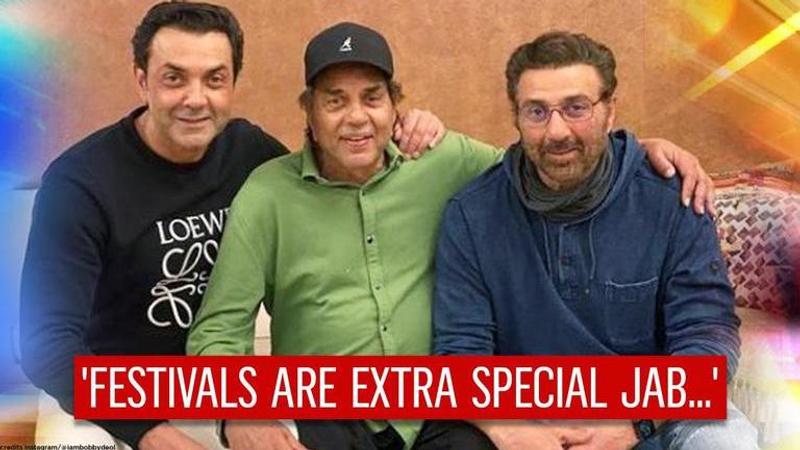 Deols send festive greetings, Dharmendra tells Bobby, 'love you for respect for nation'