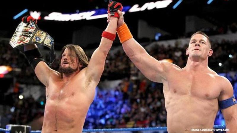 john cena and AJ Styles