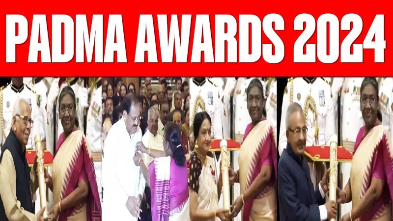 Former VP Venkaiah Naidu, Bindeshwar Pathak (Posthumous) and Padma Subrahmanyam were among recipients who were conferred Padma Vibhushan by President.