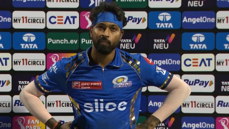 MI vs RR: Hardik Pandya after losing match to Rajasthan Royals