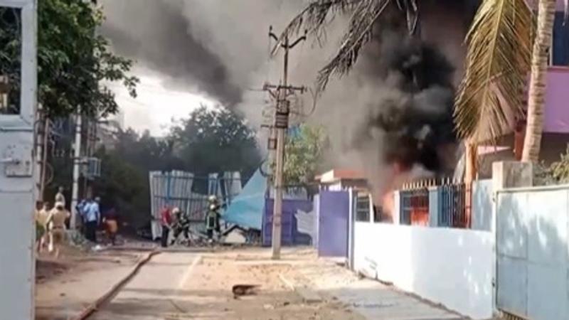 3 killed in massive fire at paint factory in Tiruvallur