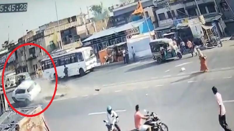 CCTV Footage Captures Fatal GT Road Crash Involving Pankaj Tripathi's Brother-in-Law 