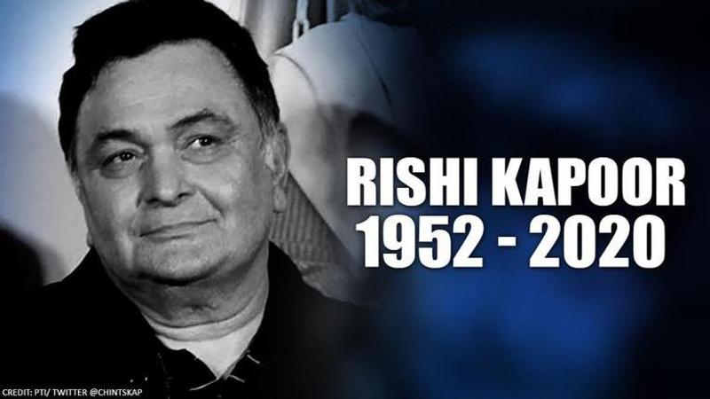 Rishi Kapoor death: Sidharth Malhotra says 'Indian cinema has lost a gem today,'shares thr