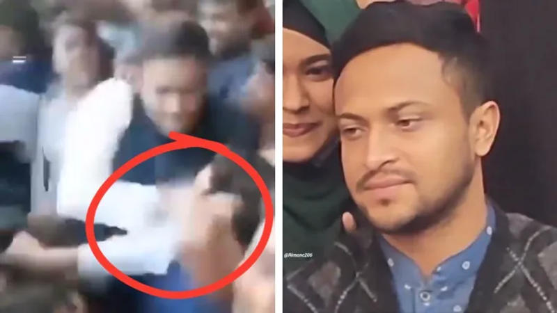 Shakib Al Hasan's Shocking Slap