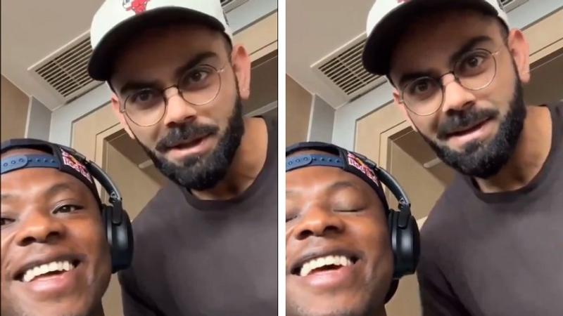 Virat Kohli and Kagiso Rabada