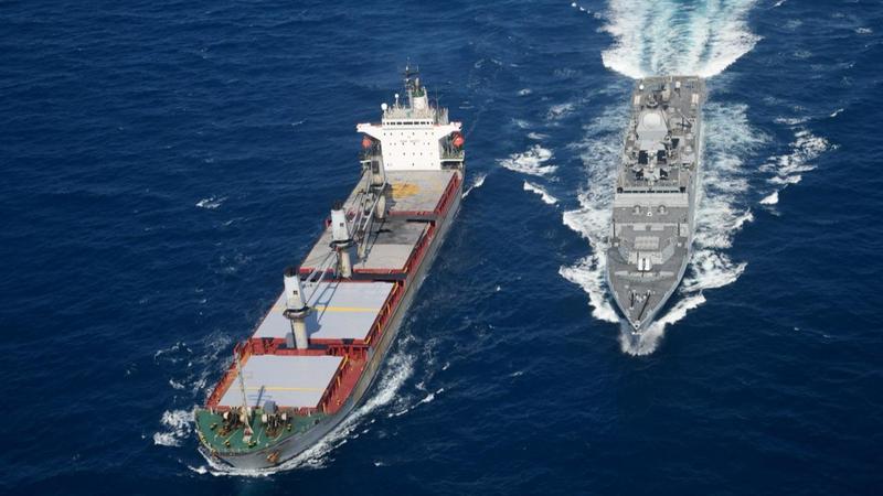 Indian Navy destroyer reaches MV Islander 