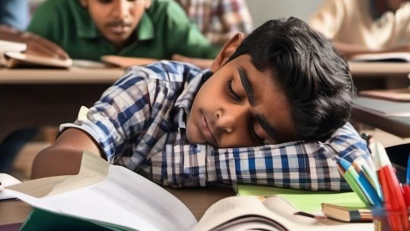 UP boy faints on seeing exam result