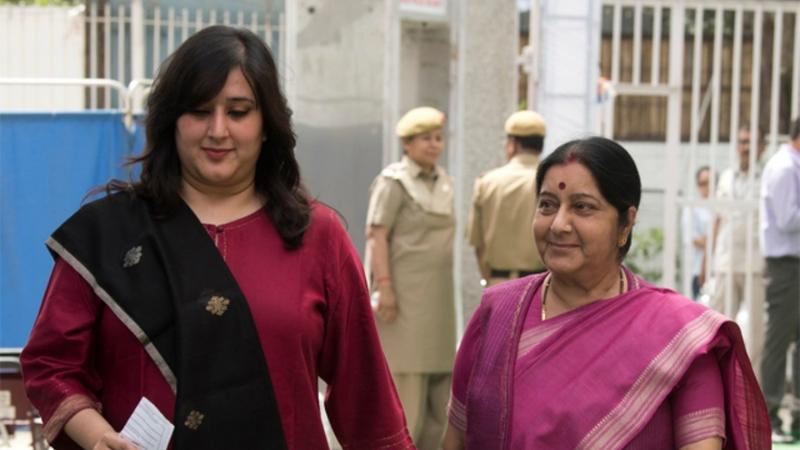 BREAKING: BJP Likely to Field Ex-MEA Sushma Swaraj's Daughter From Delhi In Lok Sabha Polls