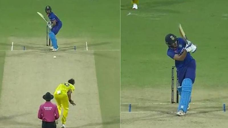 IND vs AUS: Shubman Gill stuns Mitchell Starc with a maximum over deep ...